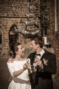 Corona Hochzeit Bremer Stadtmusikanten
